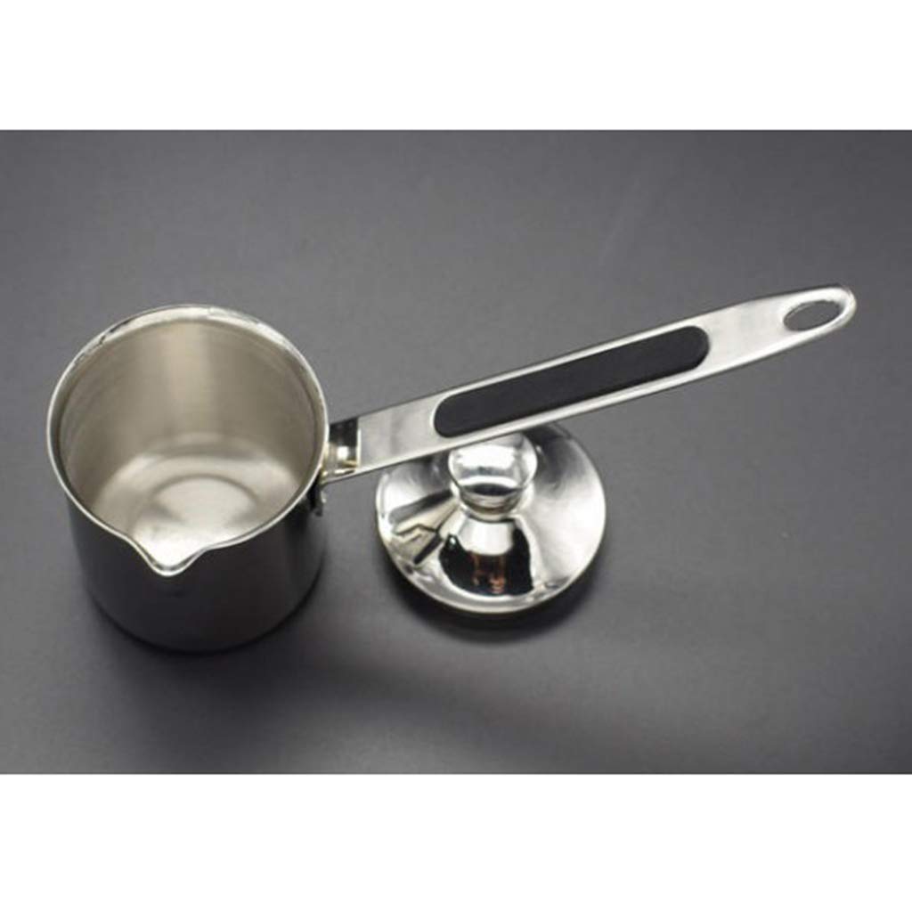 Premium Stainless Steel Turkish Coffee Pot - 670ml Stovetop Ibrik Cezve for Authentic Turkish Coffee & Butter Warmer - Ideal for Home Brewing, Camping & Gift Giving
