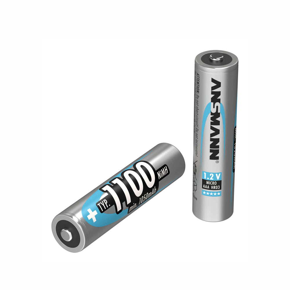 Max E Pro AAA Rechargeable Batteries 4-Pack - Long Lasting Power for Cameras, Toys, and Remote Controls