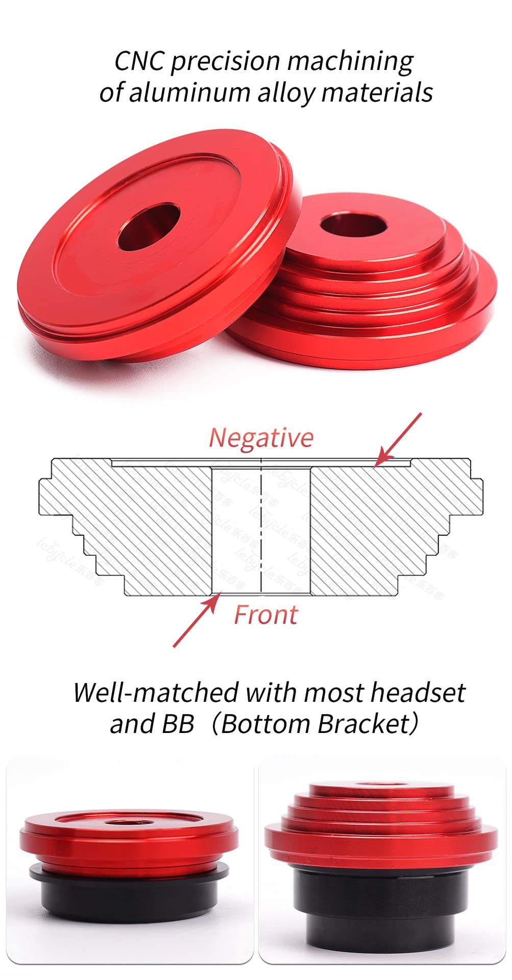 Bike Headset Cup and Bottom Bracket Press Tool - Professional Bicycle Bearing Installation Kit for Bike Repair & Maintenance | Perfect for DIY Mechanics and Bike Shops