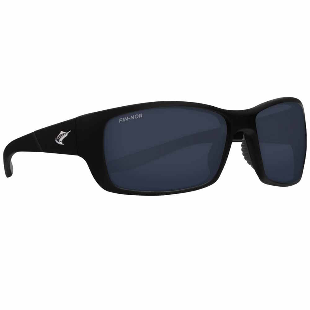 MATTE BLACK FRAME/GREY GLASS LENS
