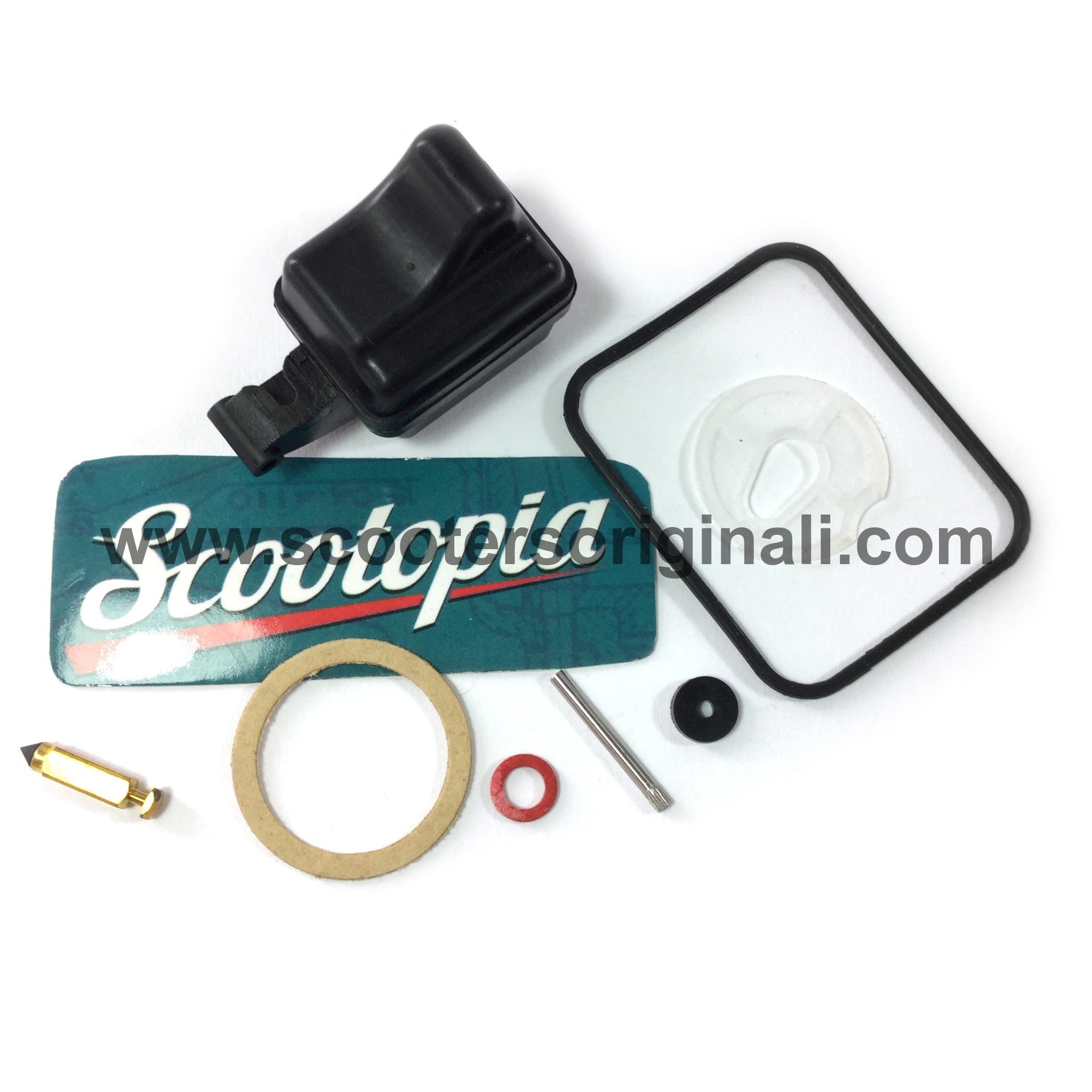 Lambretta Carburetor Rebuild Kit with Float - Complete Repair Set for Lambretta Scooters - Restore Engine Performance - Ideal for Vintage Scooter Maintenance & DIY Mechanics