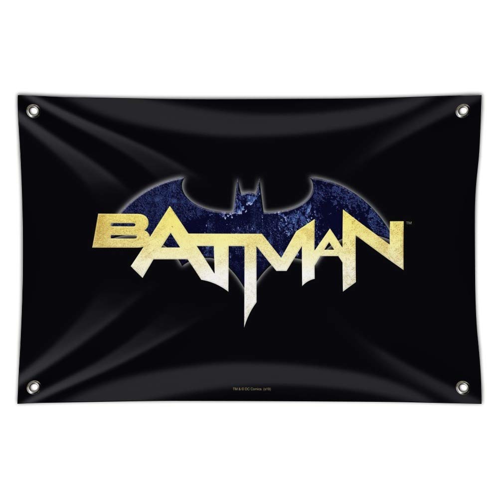 Batman Logo Wall Decor - Premium Superhero Sign for Home, Office & Business - Perfect for Superhero Fans & Batman Collectors - Great for Man Cave, Game Room & Themed Spaces