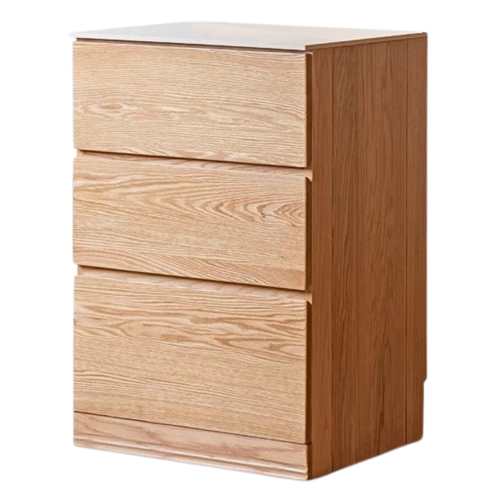Solid Oak Wood Sideboard Buffet Cabinet - Multi-Functional Storage Locker with Drawers & Shelves for Dining Room, Living Room, and Entryway Organization