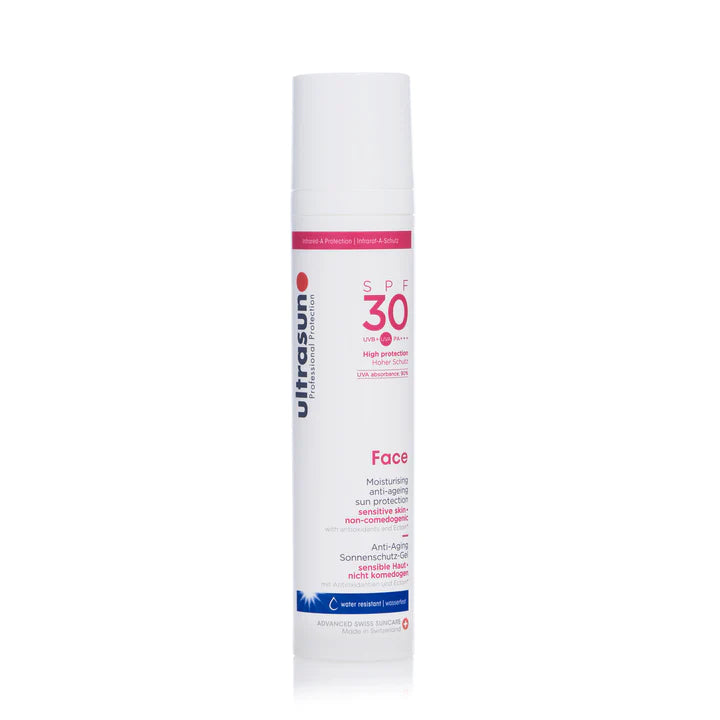 Ultrasun SPF30 Face Sunscreen Lotion 50ml - Broad Spectrum UVA/UVB Protection, Lightweight & Non-Greasy for Daily Use, Travel & Outdoor Activities