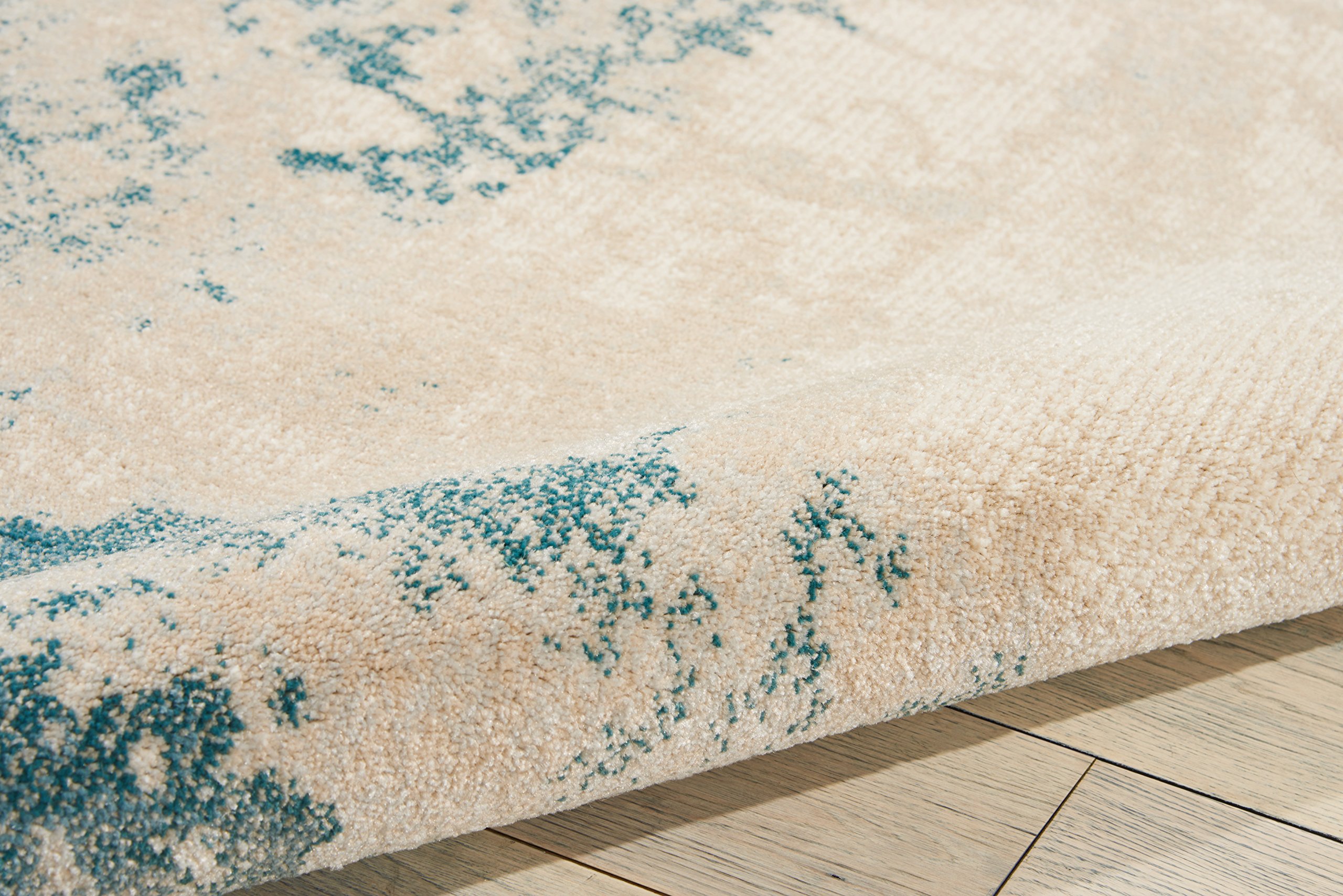 Nourison Maxell Ivory/Teal 9'3