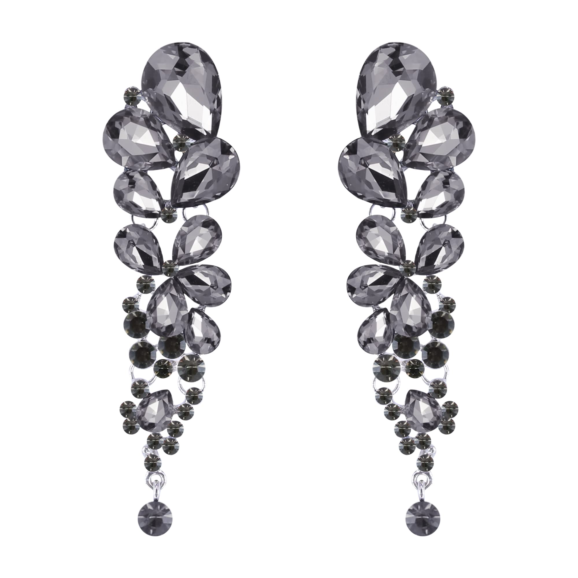 Elegant Teardrop Earrings for Women - Bohemian Dangle Chandelier Earrings for Wedding, Bridal, and Party | Perfect for Boho Style, Evening Events, and Special Occasions