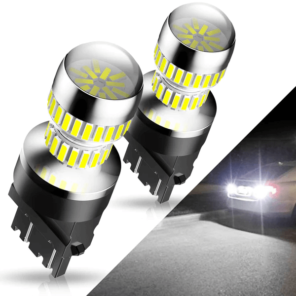2007-2010 Ford F-250 Super Duty LED Backup Light Bulb - 3157 White Bright Reverse Light for Improved Night Visibility | Perfect for Truck Bed Lighting, Trailer Hitch Area & Parking Assistance