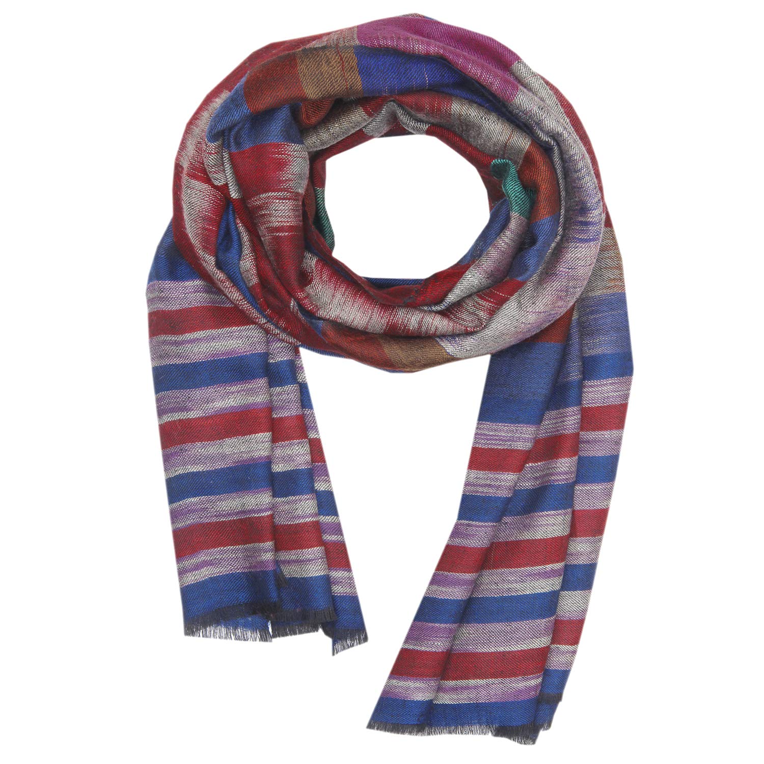 100% Pure Cashmere Handmade Shawl Wrap - Ultra Soft & Warm Pashmina Scarf from Kashmir (Gift Box Included) | Perfect Winter Accessory for Women, Gift Idea & Luxury Fashion Statement