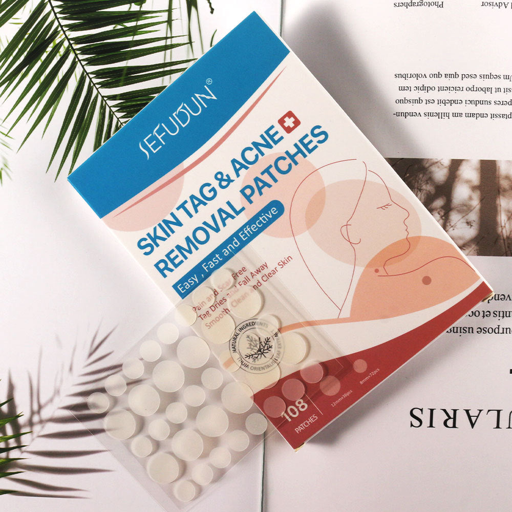 Best Acne Skin Tag Remover & Wart Removal Stickers - Invisible Blackhead Patches for Clear Skin | Perfect for Overnight Treatment & Daily Acne Care