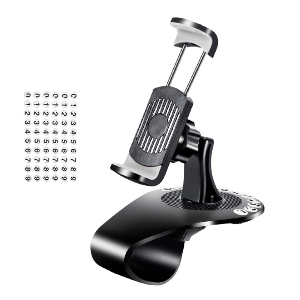 UKCOCO 360° Adjustable Car Phone Mount Holder - Universal Dashboard & Instrument Panel Bracket for iPhone, Samsung, Smartphones | Perfect for GPS Navigation, Hands-Free Calling & Road Trips