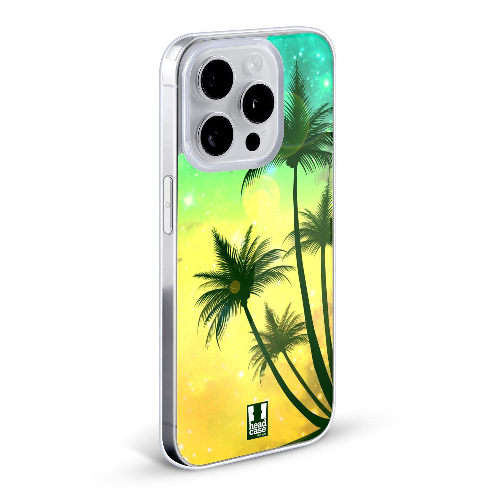 Turquoise Summer Silhouettes Soft Gel Phone Case Compatible with Apple iPhone 7/8/SE (2020 & 2022) - Slim Protective Cover for Everyday Use & Outdoor Activities