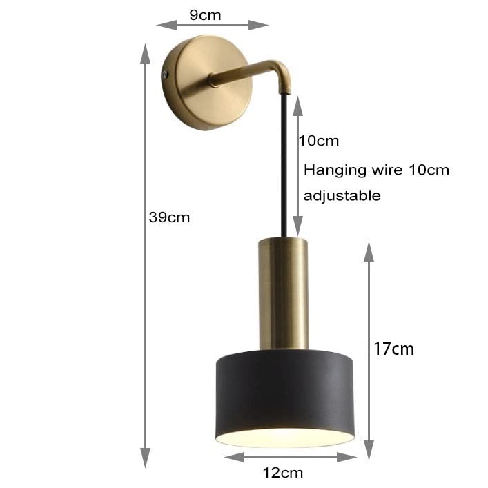 GYY Battery Operated Wall Lights with Remote - 2 Pack Modern LED Wall Sconces for Bedroom, Living Room, Study, Porch & Staircase | Dimmable Wireless Lighting for Home Decor & Nighttime Safety
