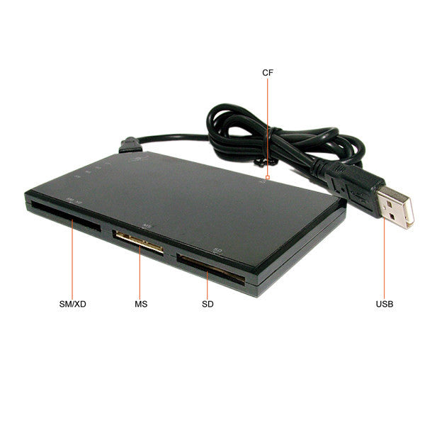 Vantec UGT-CR920 Portable USB 2.0 58-in-1 Multi-Card Reader Writer for SD/CF/Micro SD - Fast Data Transfer for Photographers, Designers & Tech Enthusiasts - Perfect for Digital Cameras, Laptops & Home Office Use