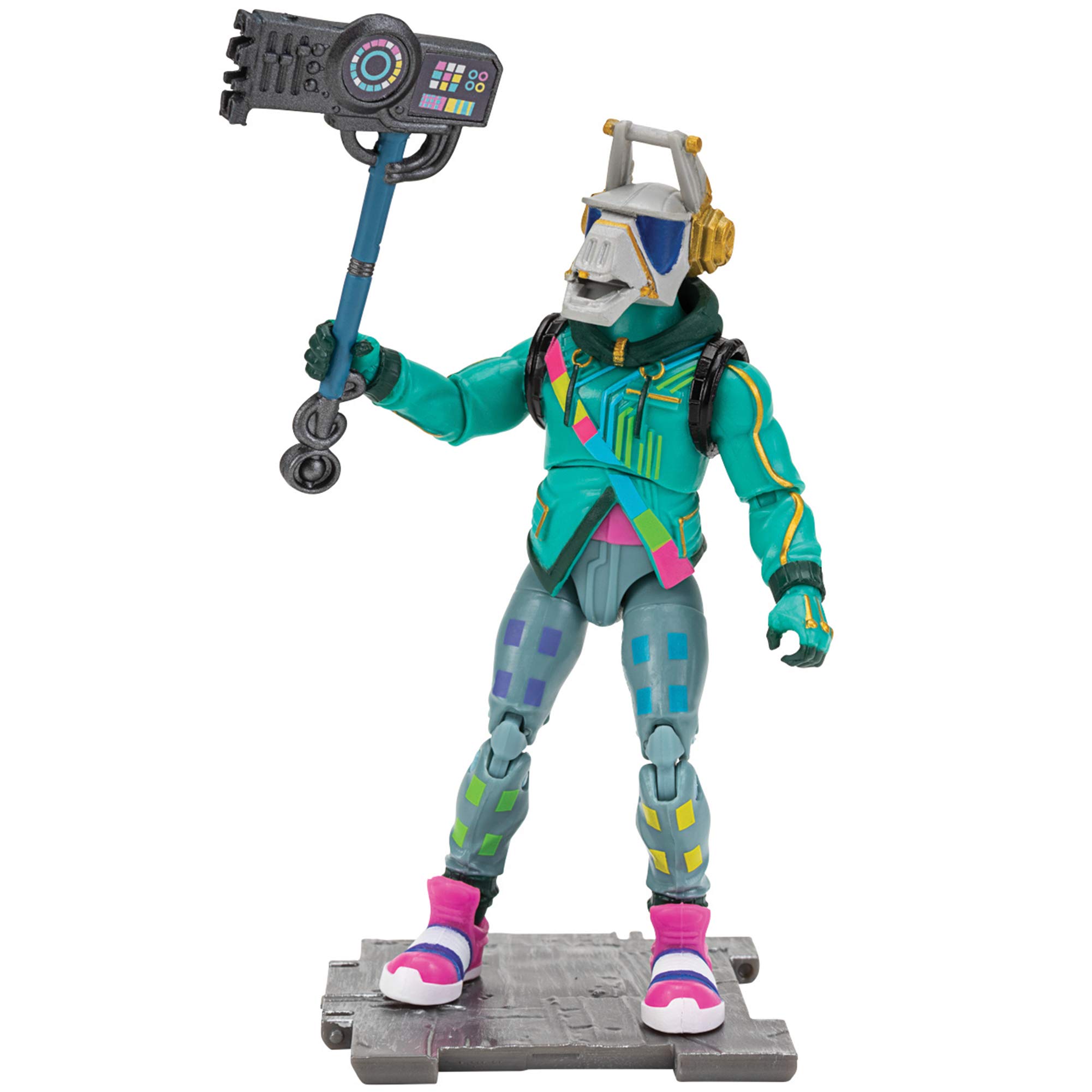 FORTNITE Solo Mode Core Figure Pack - DJ Yonder Collectible Action Figure (Model FNT0101) | Perfect for Gaming Displays, Gift for Fortnite Fans & Collectors