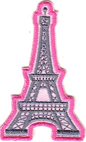 Eiffel Tower Iron On Patch - Paris France Landmark Embroidered Sew On Badge for Jackets, Bags & DIY Crafts - Perfect for Travel Enthusiasts & Souvenir Collectors