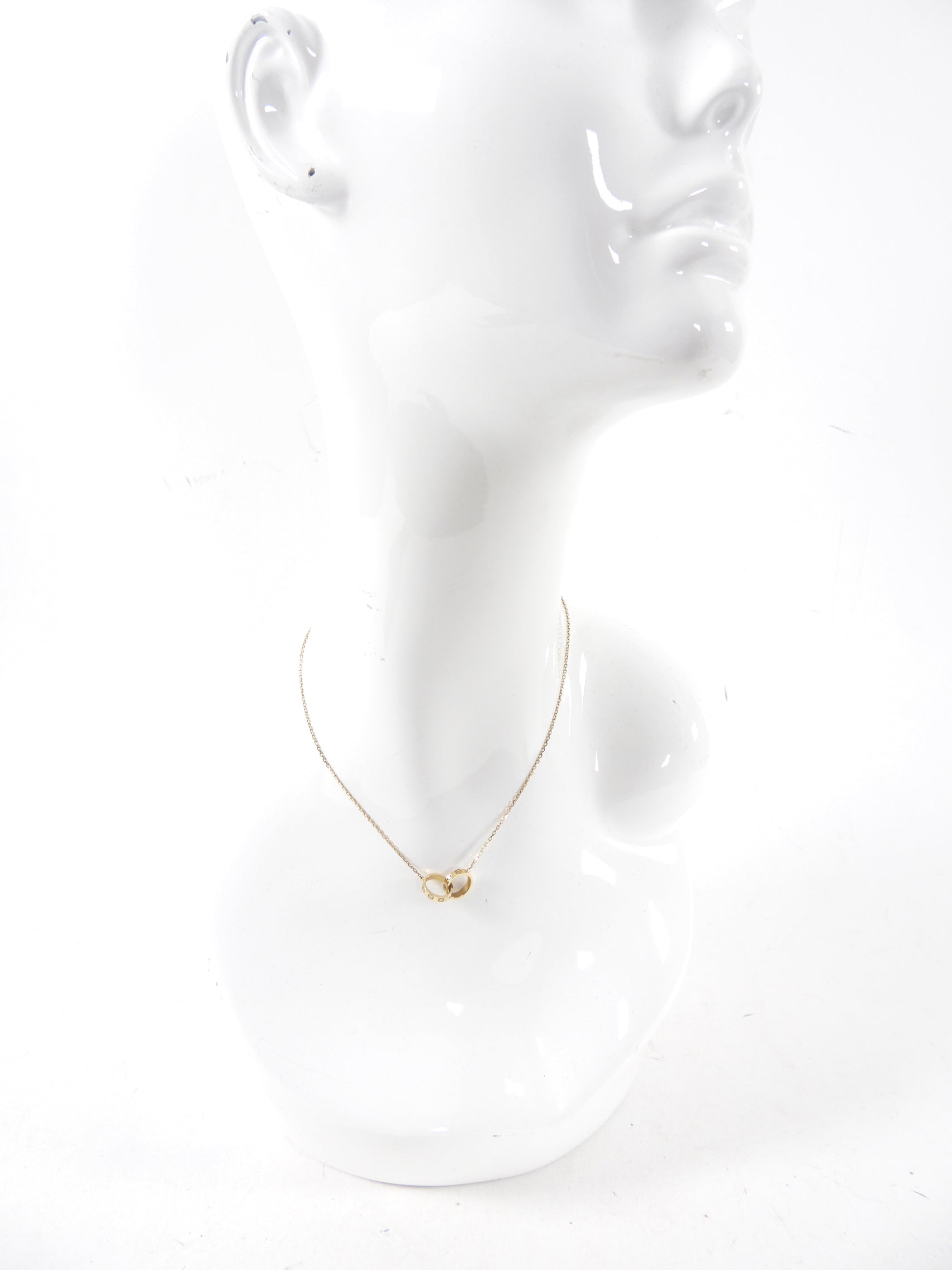 Cartier 18K Yellow Gold Love Necklace - Luxury Diamond Pendant for Women - Perfect for Anniversary, Valentine's Day & Special Occasions