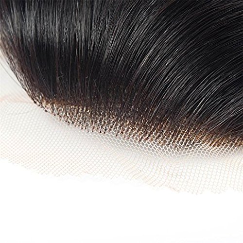 Premium 8x6 Black Human Hair Lace Front Wig for Men - Natural Looking Toupee & Hair Patch with Free Front Lace Tape | Daily Wear, Cosplay, Hair Loss Solution, Special Occasions
