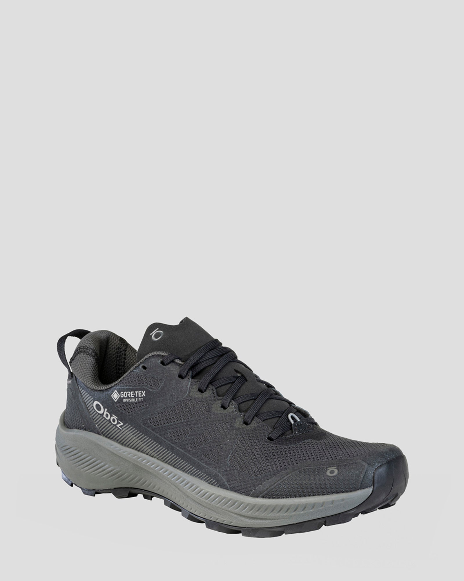Oboz Katabatic LT Low GTX Hiking Shoes for Women - Waterproof & Lightweight - Black Sea - Perfect for Trail Running, Backpacking & Outdoor Adventures