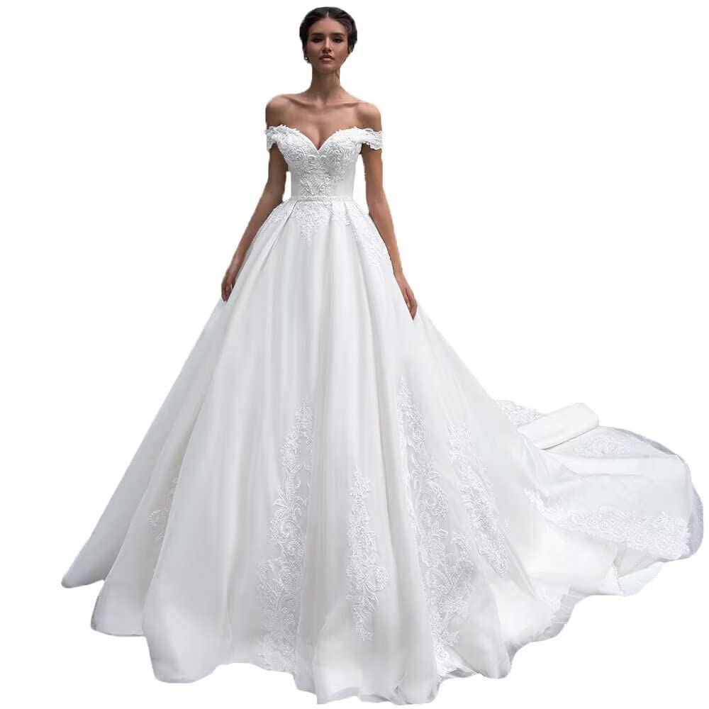 Elegant Lace Mermaid Wedding Dress for Bride 2024 - Long Sleeve Sweep Train Bridal Gown - Perfect for Beach, Church, and Formal Wedding Ceremonies