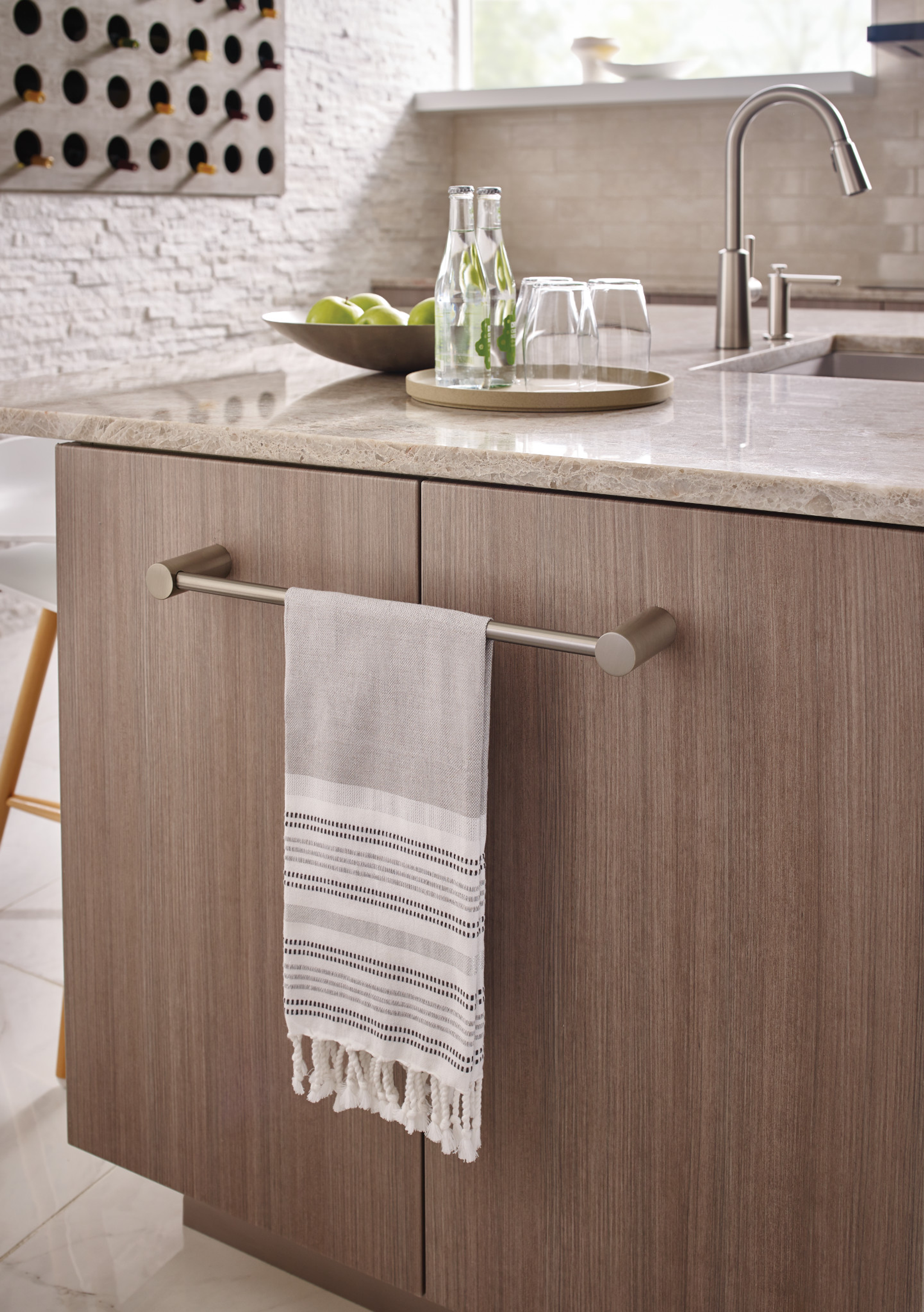 24-Inch Align Towel Bar - Stainless Steel Bathroom Towel Rack for Modern Homes, Perfect for Showers, Bathrooms & Spa Areas