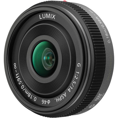 Panasonic Lumix G 14mm f/2.5 ASPH Lens - Compact & Lightweight Pancake Prime Lens for Micro Four Thirds Cameras | Perfect for Travel, Street & Everyday Photography