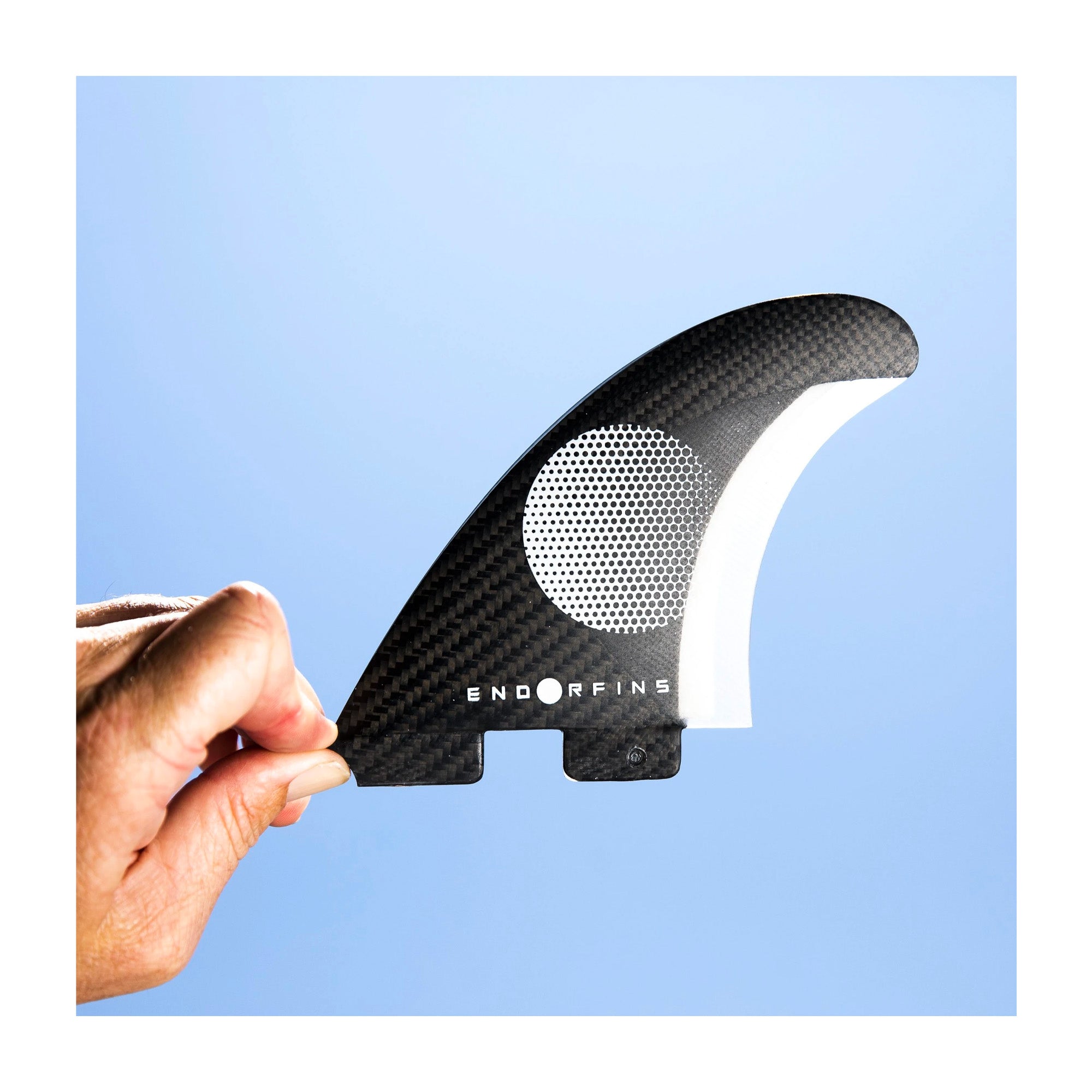 Endorfins Slater KS1 Futures 5 Fin Surfboard Fins - Medium Size, Black - Perfect for Performance Surfing & Wave Riding