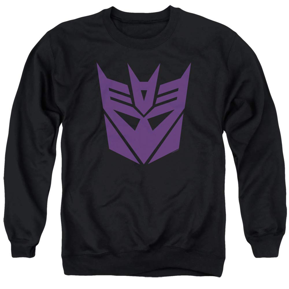 Transformers Decepticon Unisex Adult Crewneck Sweatshirt - Men's & Women's Casual Pullover Hoodie - Perfect for Cosplay, Movie Nights & Geek Fashion