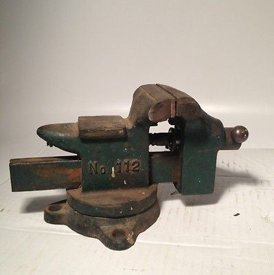 Littco #112 Swivel Anvil Bench Vise with Pipe Clamp 3.5