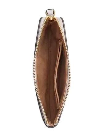 Coach Corner Zip Wristlet with Lips Print - Stylish Crossbody Bag for Women, Perfect for Parties, Shopping & Everyday Use