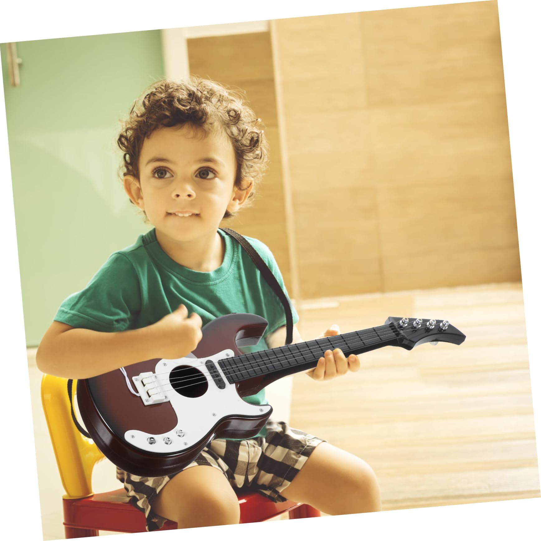 ifundom 3-Piece Mini Guitar Toy Set for Kids - Small Acoustic & Ukulele Musical Instruments for Children | Perfect for Birthday Gifts, Pretend Play & Early Music Education