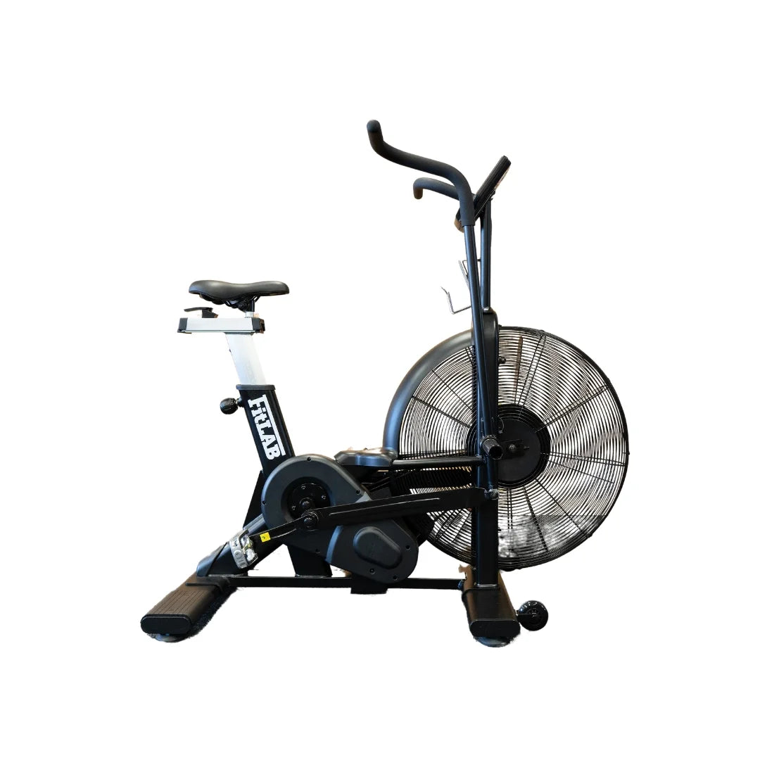 FITLAB Commercial Air Bike - Heavy Duty Exercise Bike for Home & Gym - Perfect for Cardio, HIIT & CrossFit Workouts