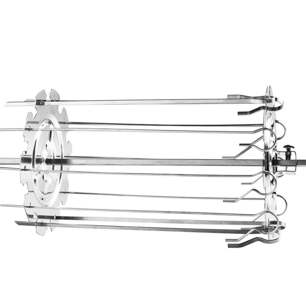 Taichao Stainless Steel BBQ Grill Basket - Heavy Duty Kebab Rotisserie Cage for Chicken, Meat & Vegetables - Perfect for Outdoor Grilling, Camping & Backyard Barbecues - Air Fryer & Kitchen Accessories
