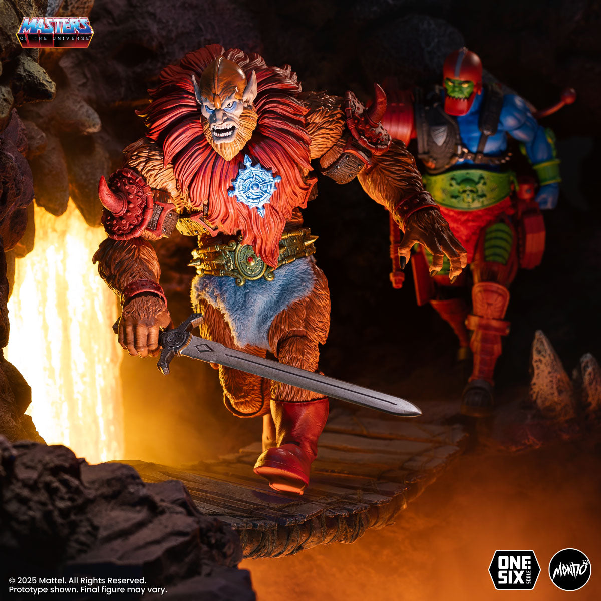 Masters of the Universe Beast Man 1/6 Scale Action Figure - Classic Variant Collectible Toy for Display & Play | Perfect for Fans, Collectors, and Home Decor