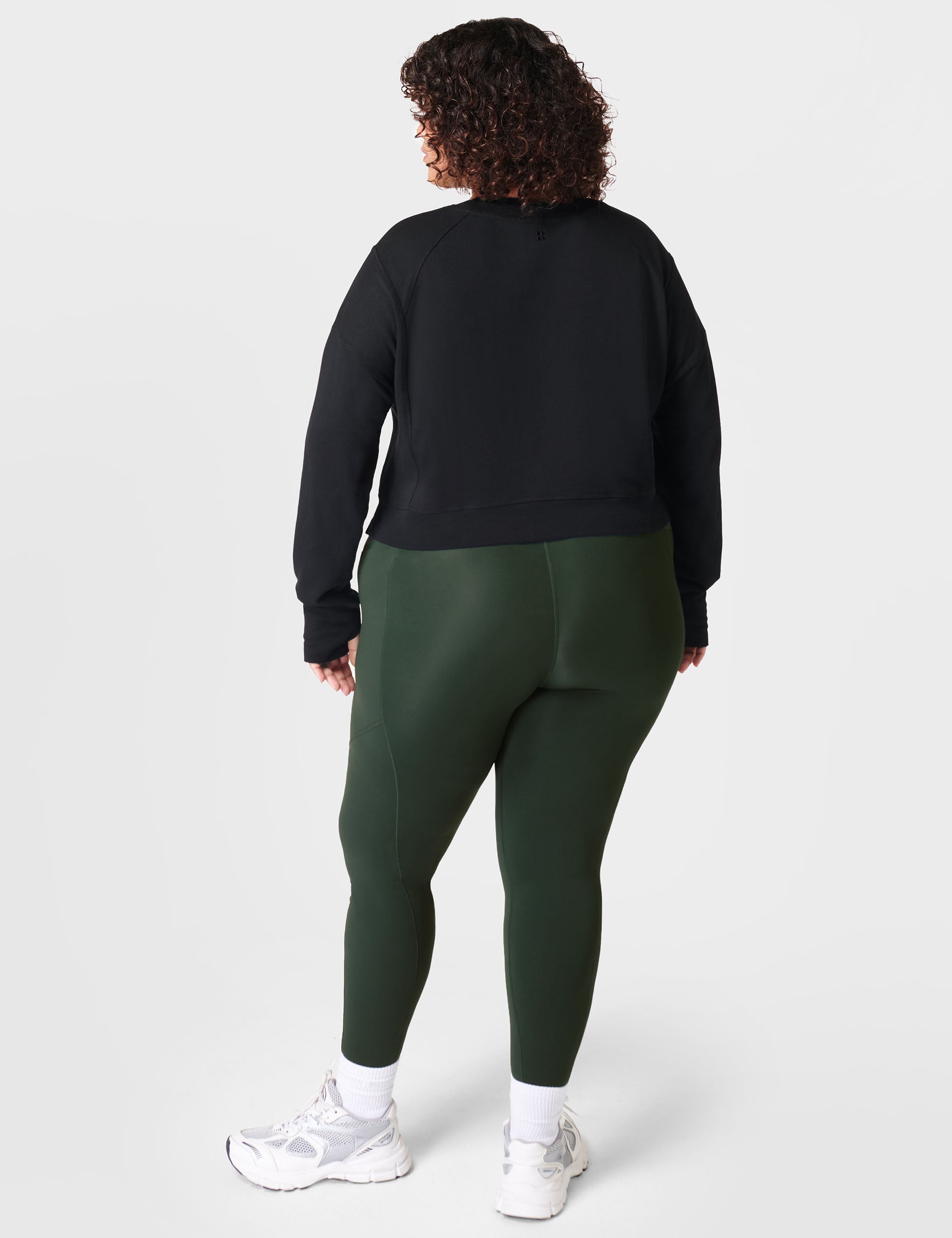 After Class Crop Sweatshirt for Women - Trendy Black Pullover for Casual Wear, Gym, and Street Style Fashion