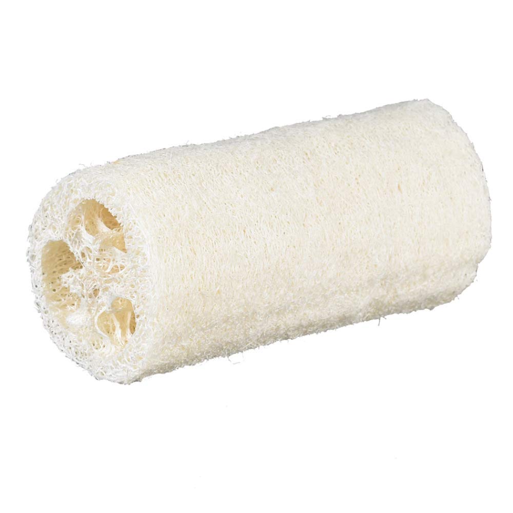 Natural Loofah Scrubber Sponge - 5 Pack Eco-Friendly Kitchen & Bath Scouring Pads for Dishwashing, Cleaning, Exfoliating - Perfect for Sinks, Showers & Household Chores