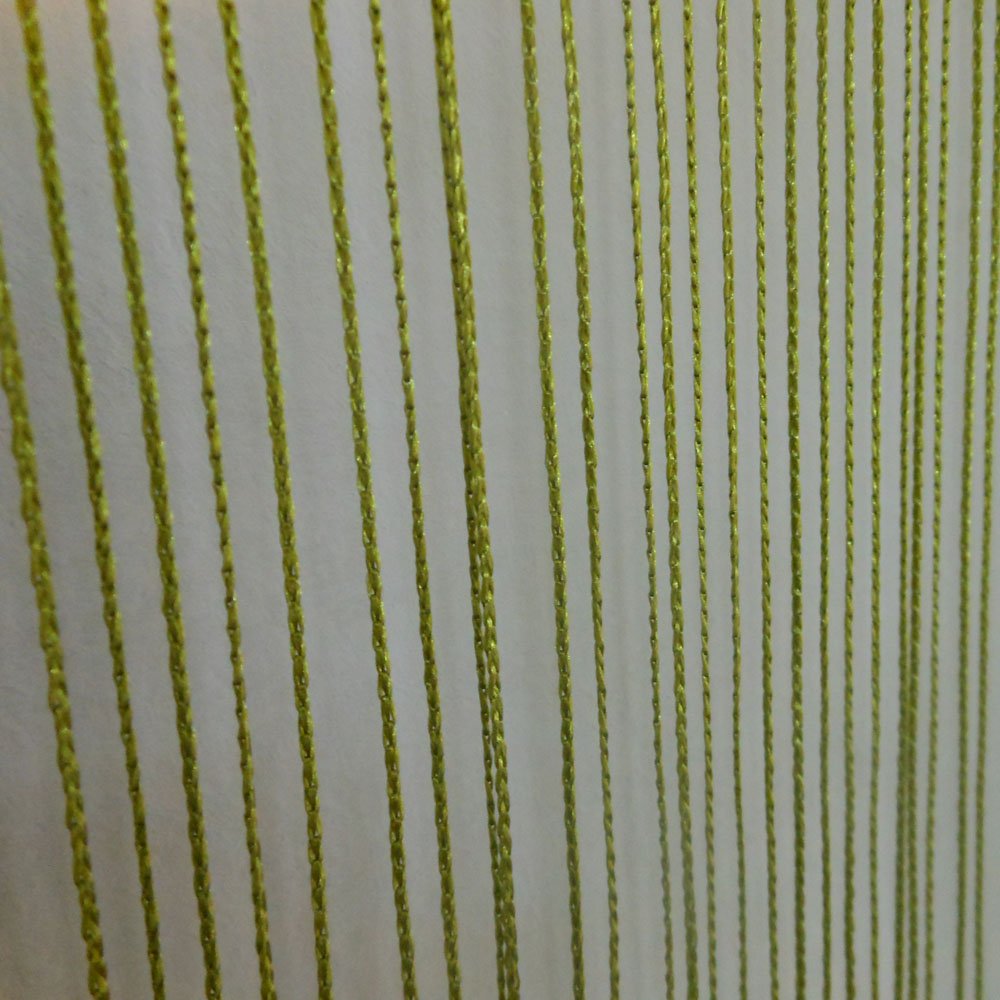 100cm x 200cm Green Decorative String Fringe Door Curtain - Room Divider, Window Screen Panel for Boho Home Decor, Bedroom, Living Room & Party Backdrop