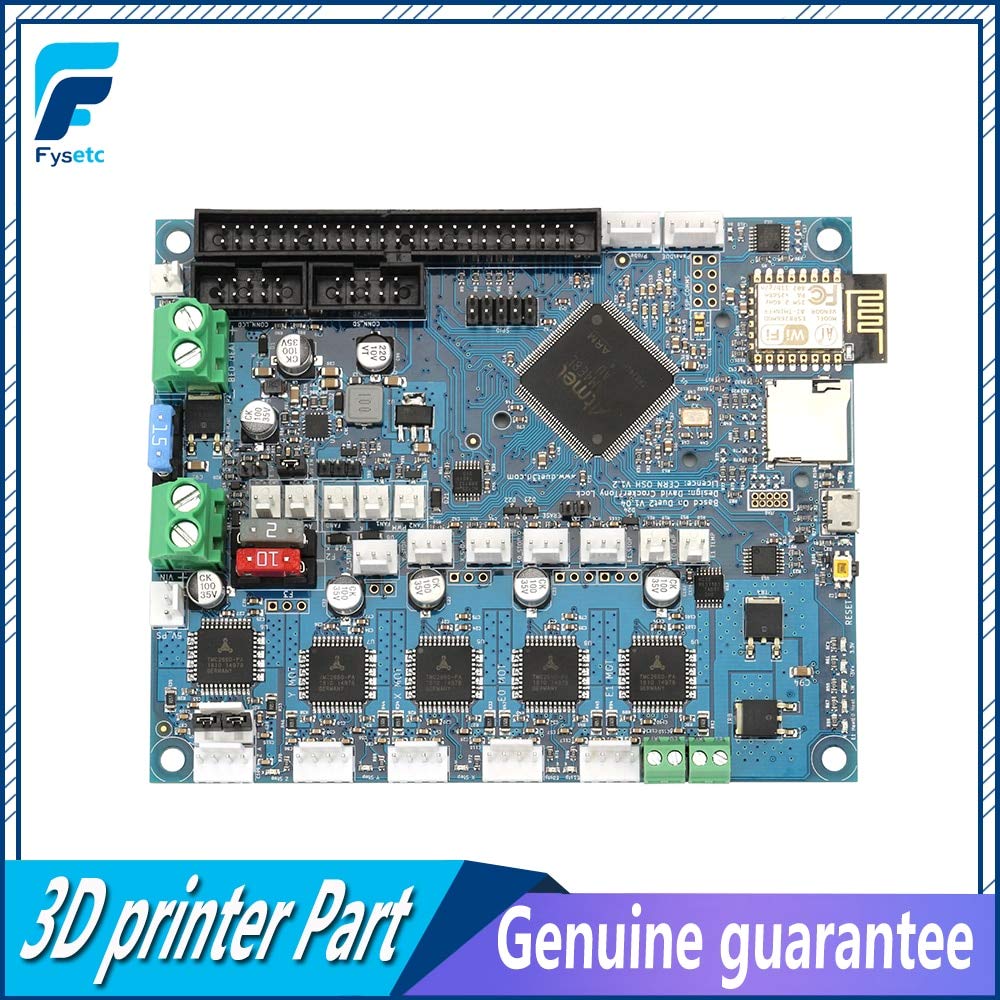 Duet 2 WiFi V1.04 32bit Controller Board - Latest 3D Printer & CNC Motherboard Upgrade | Compatible with RepRap, Delta & Cartesian Printers | Perfect for DIY 3D Printing, Prototyping & CNC Machining Projects