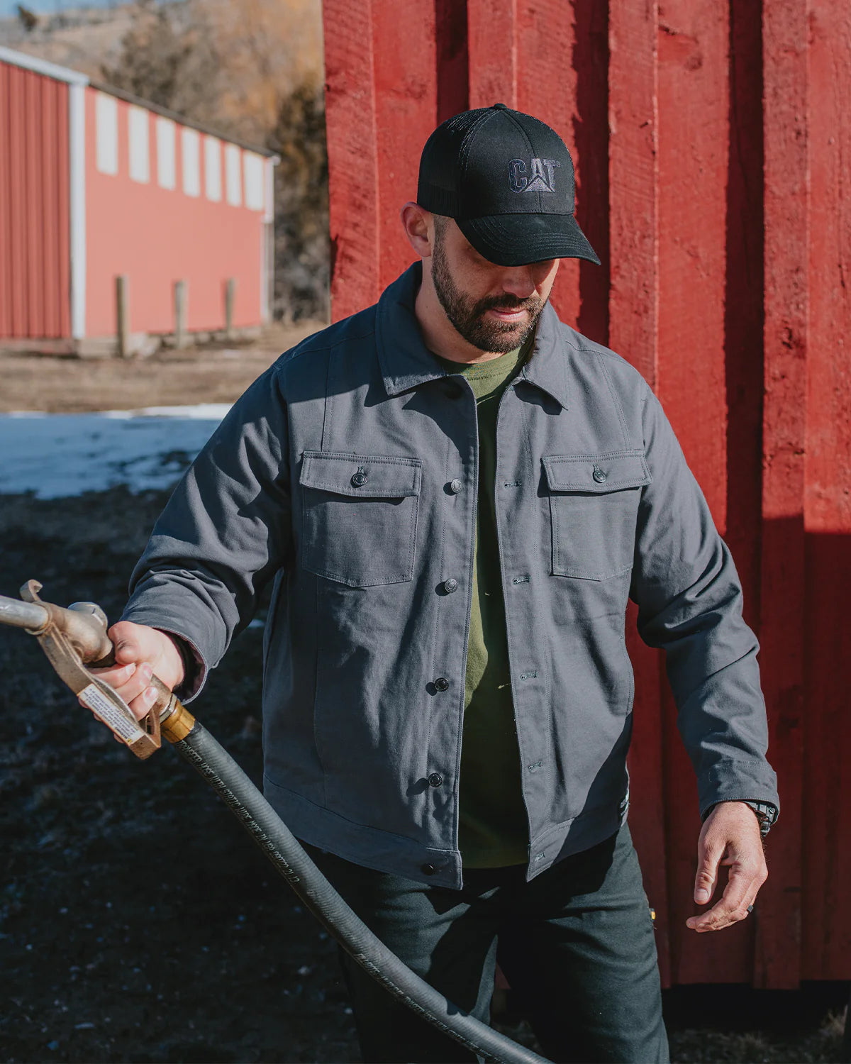 Men's Denim Trucker Jacket - Vintage Style Lightweight Casual Outerwear for Everyday Wear & Layering