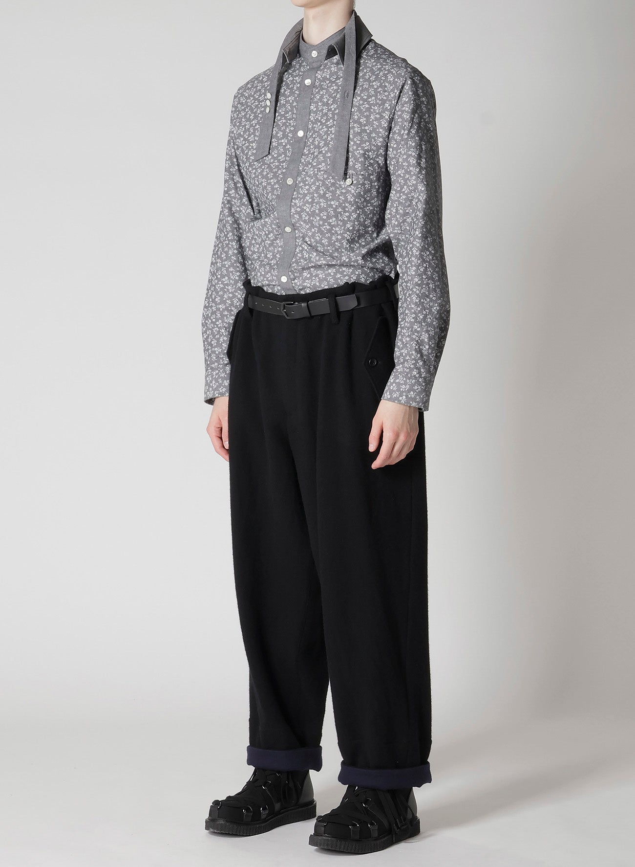 British Wool Hem Facing Pants for Men & Women - Classic Trousers with Comfortable Fit for Office, Travel & Casual Wear
