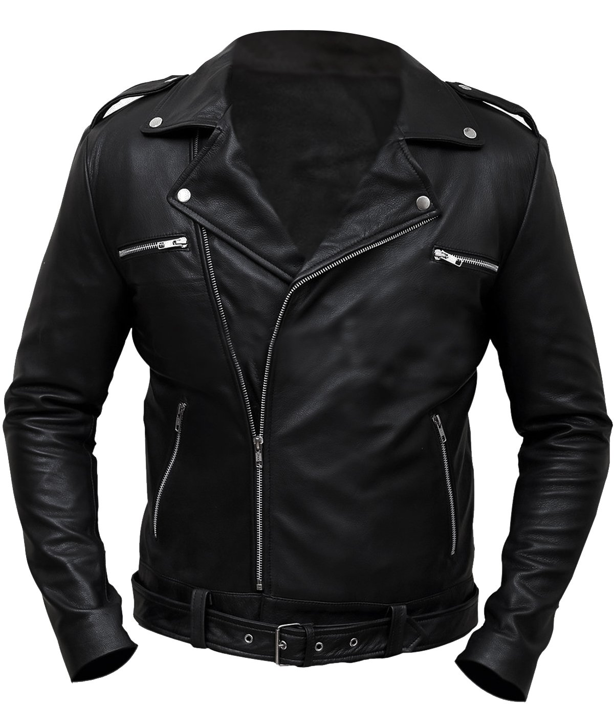 Men's Real Lambskin Motorcycle Leather Jacket - Black Asymmetrical Biker Rider Jacket for Harley & Cruiser | Perfect for Riding, Motorcycle Events & Casual Wear