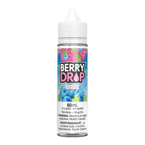 Premium Raspberry Berry Drop E-Liquid - 60mL Bottle for Vape & E-Cigarettes | Refreshing Fruit Flavor | Perfect for All-Day Vaping & Cloud Chasing