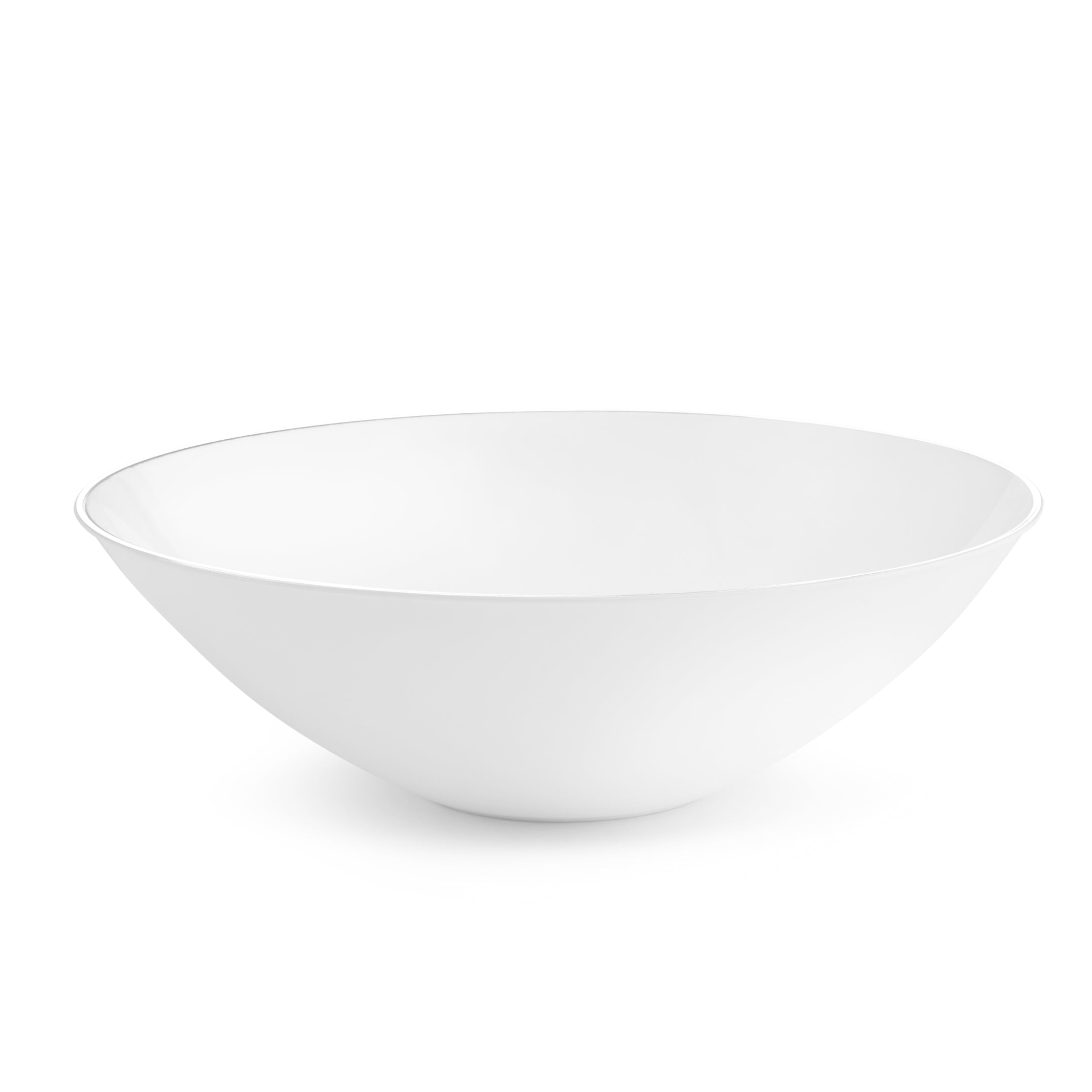7 Inch Round Plastic Soup Bowls - 16oz BPA-Free Reusable Microwave Safe Dishware for Ramen, Cereal, Salads | Eco-Friendly Durable Bowls for Home, Restaurant & Outdoor Picnics