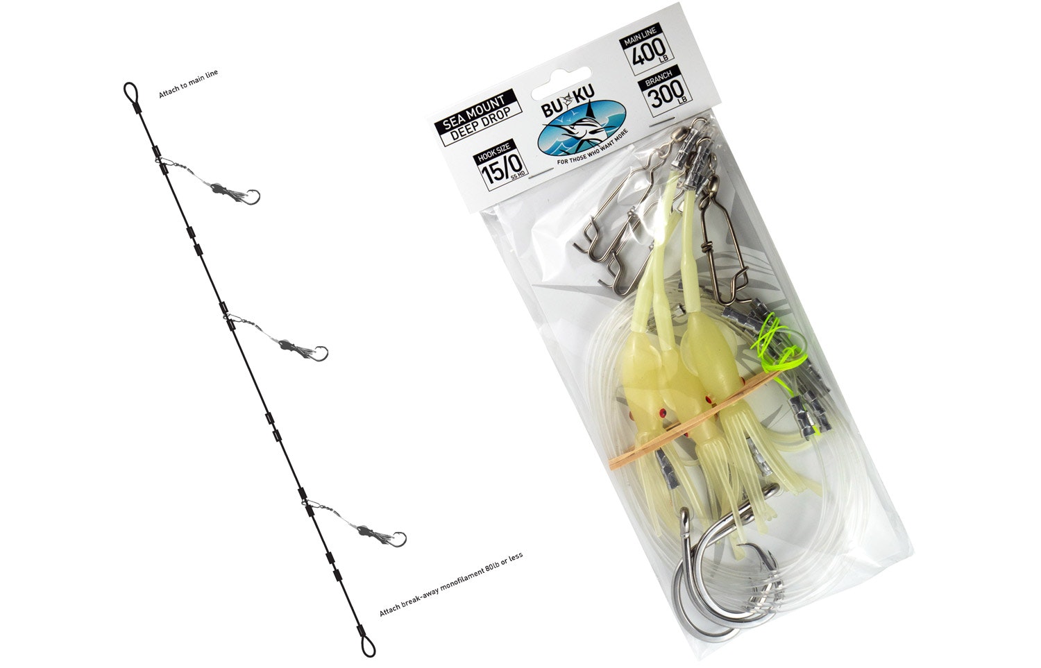 Buku Seamount Rigs - Premium Fishing Gear for Deep Sea Anglers | Perfect for Offshore Fishing Adventures