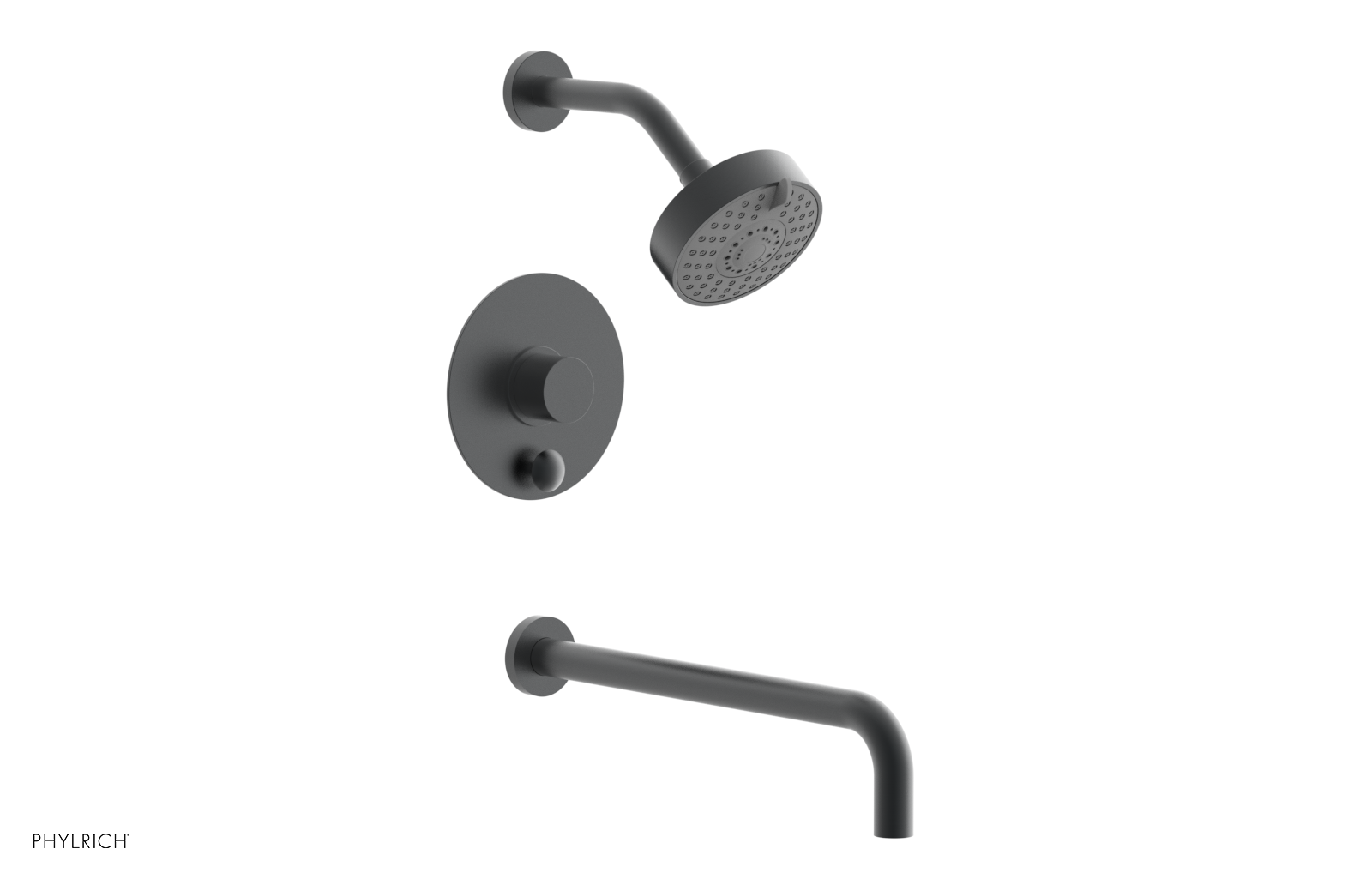 BASIC II 14 Pressure Balance Tub and Shower Faucet Set - Chrome Finish - 230 27 14 - Perfect for Bathroom Renovation and Modern Home Upgrades