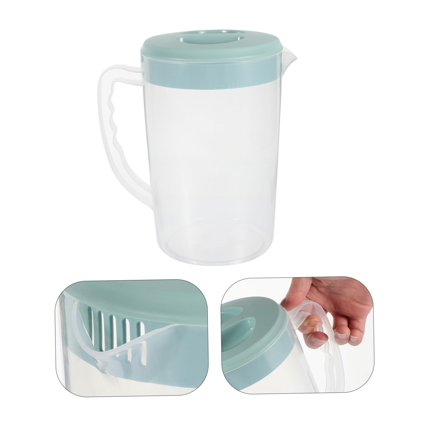 Cabilock Juice Pot Water Pitcher with Lid - Cold Beverage Kettle for Home, Office, and Outdoor Use