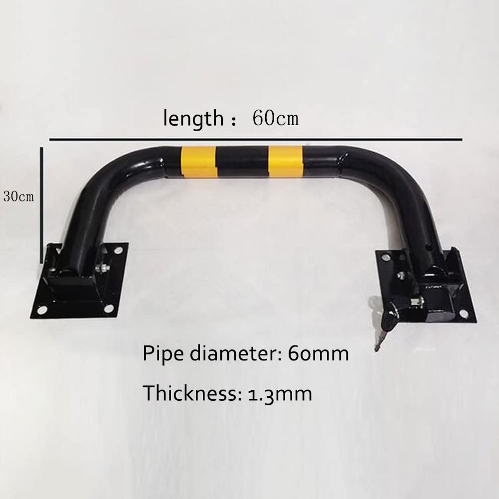 Foldable Parking Barrier Lock - Heavy Duty Community Parking Equipment for Villas, Garages & Transportation Facilities | Durable Parking Pile & Security Solution for Residential & Commercial Areas