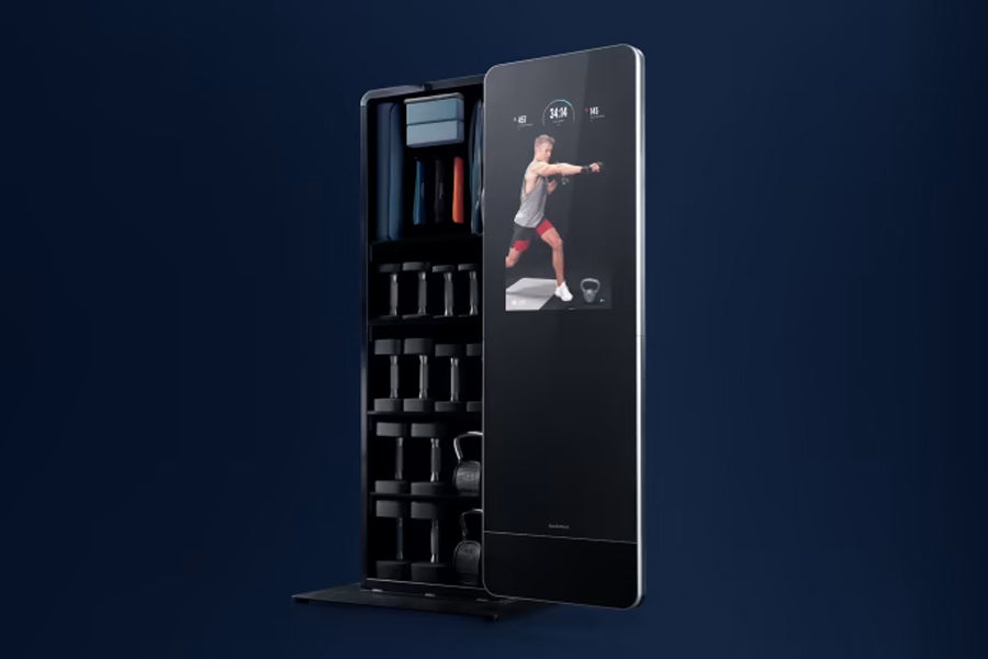 NordicTrack Vault Complete Home Gym Mirror - Interactive Smart Fitness Equipment for Full-Body Workouts | Perfect for Home Exercise, Yoga & Cardio Training