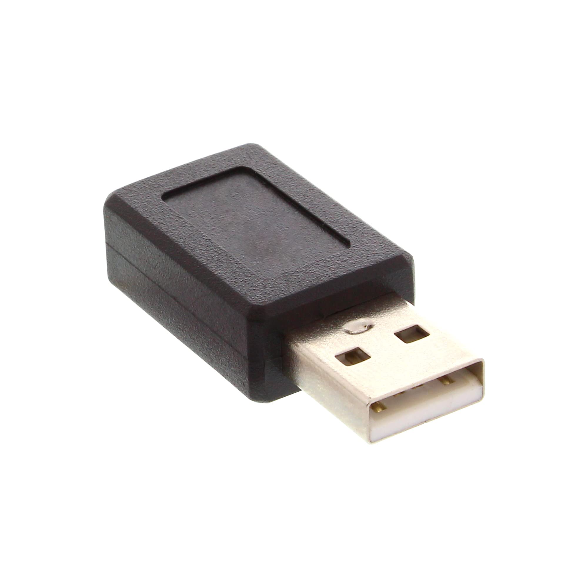 InLine® USB 2.0 Adapter - Male A to Mini 5-Pin Female - High-Speed Data Transfer for Digital Cameras, MP3 Players & More