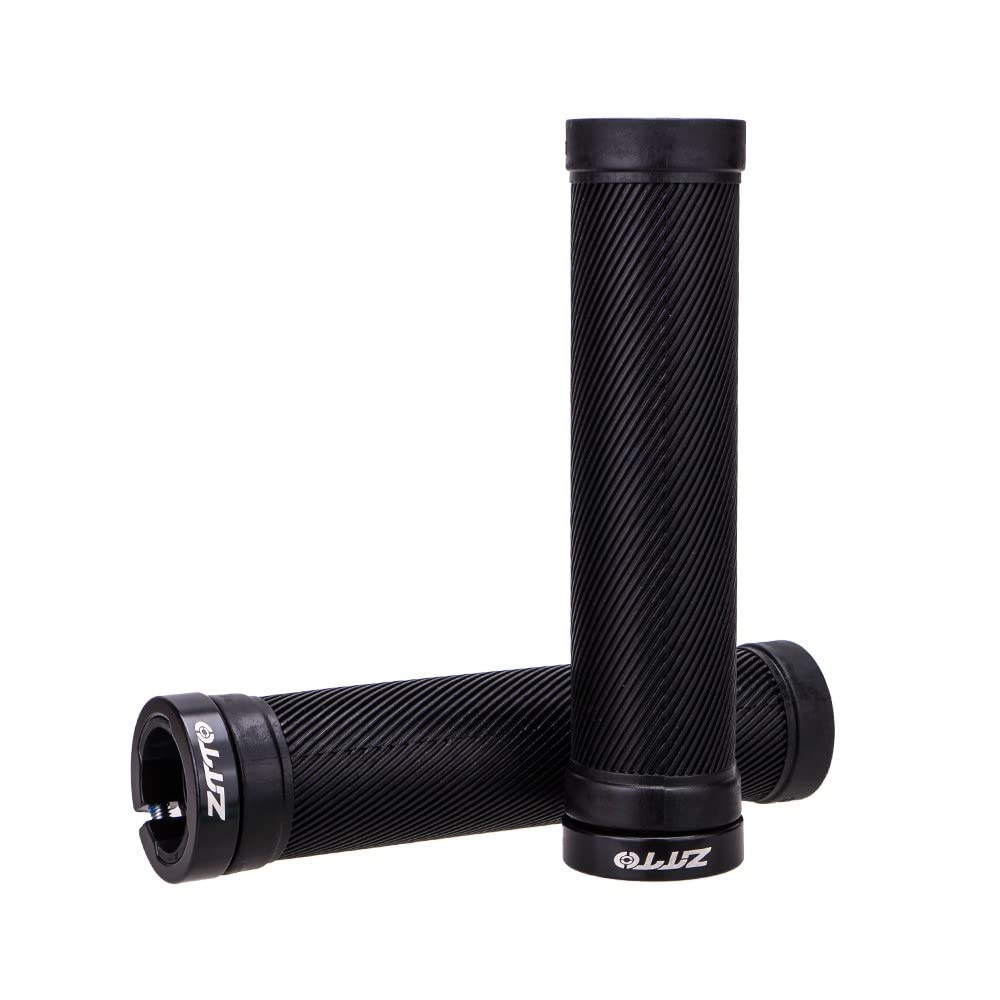 ZTTO Ergonomic Non-Slip Bike Handlebar Grips - Aluminum Alloy Lock for Road Bike, Mountain Bike, MTB & BMX - Perfect for Commuting, Trail Riding & Urban Cycling