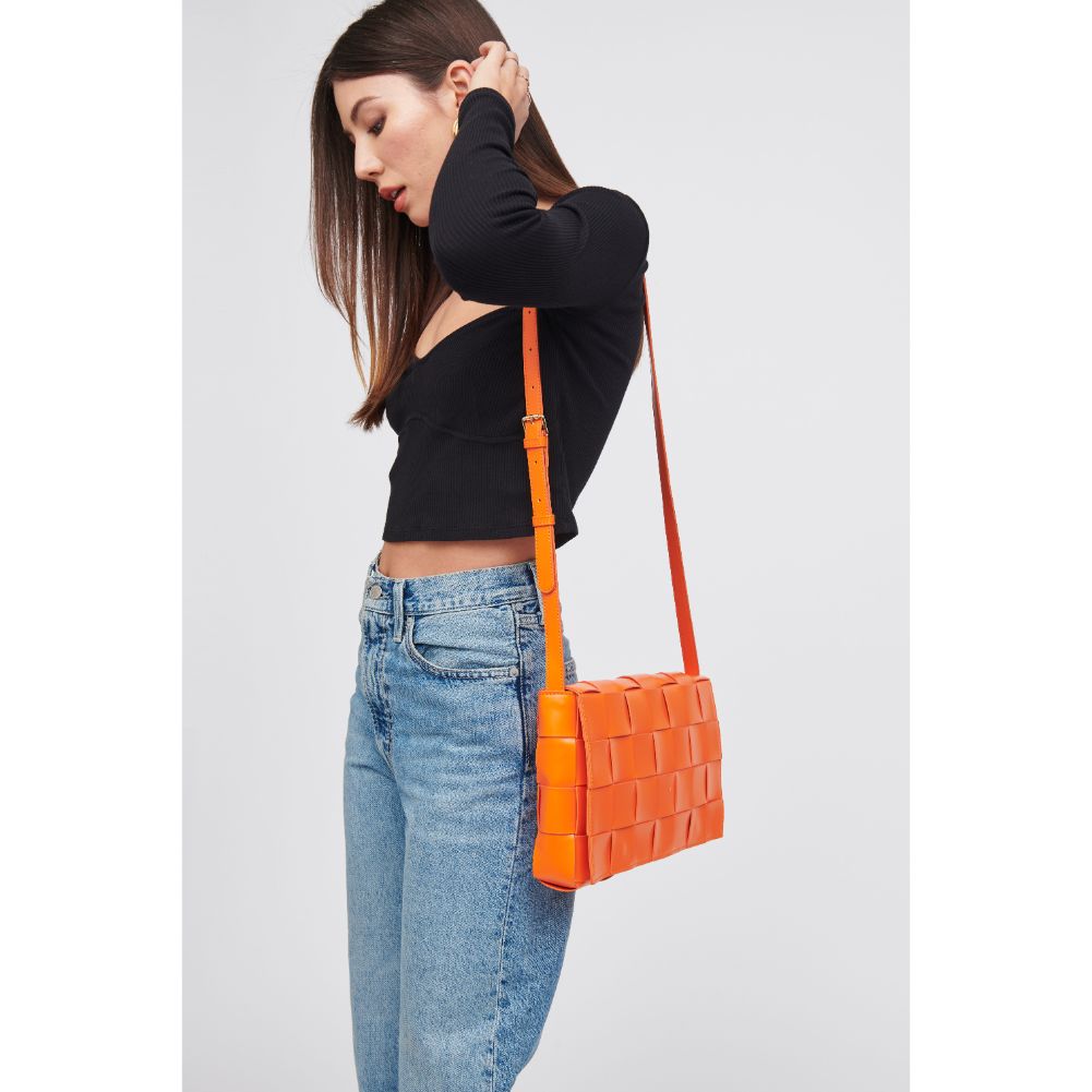 Olga Women's Woven Crossbody Bag - Stylish Handbag for Everyday Use, Travel & Shopping | Fashionable Shoulder Purse for Women & Girls